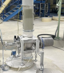 Misura granulometrica dello zucchero in linea